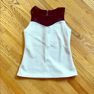 Express Cream & Black Tank